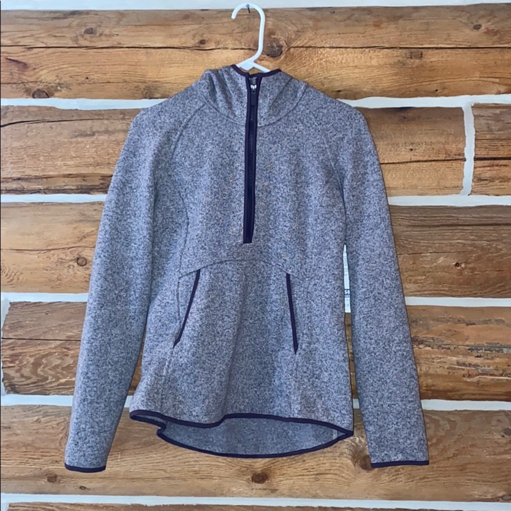 Fleece and thank you lululemon pullover 6 purple